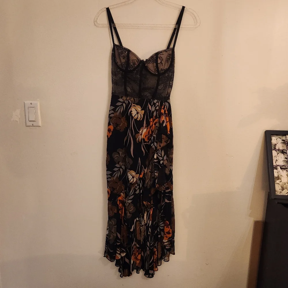 Katie May  Take A Sip Dress In Black  Florak Size Xs